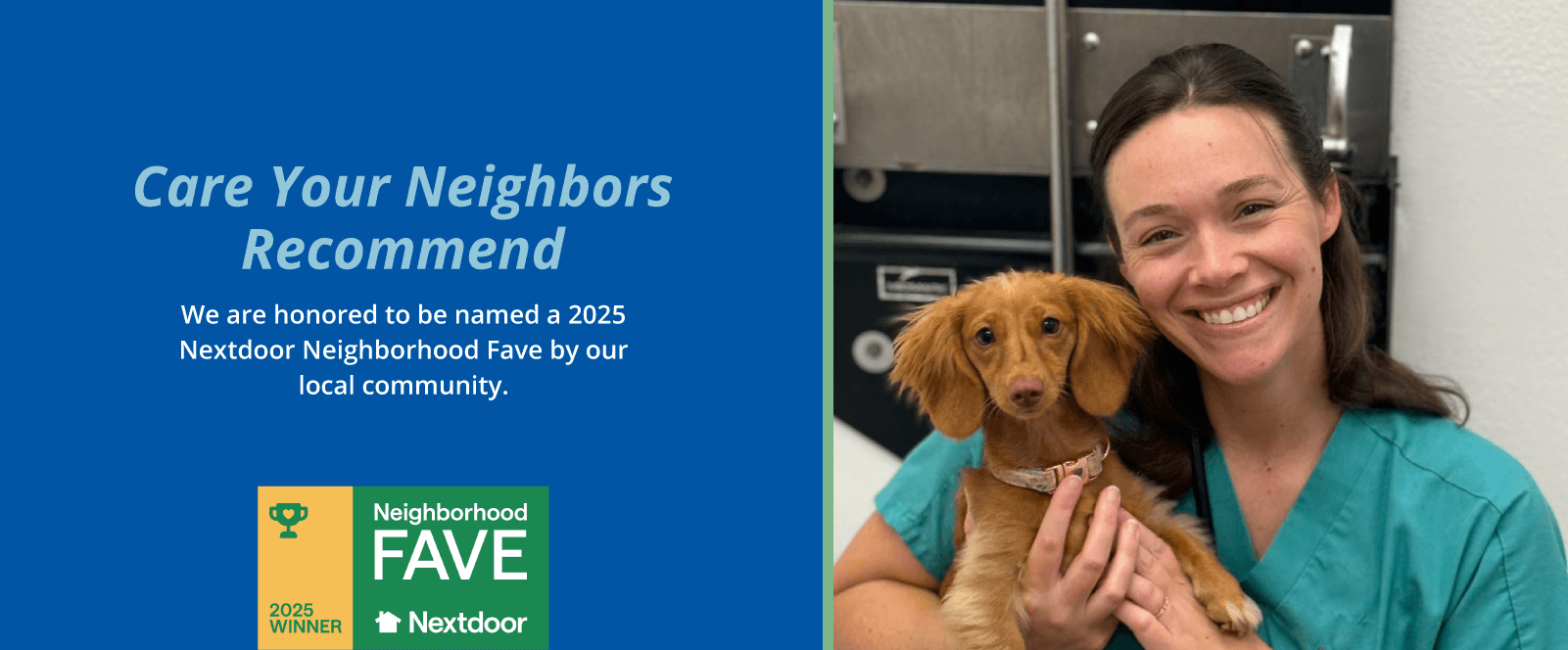 Chateau Veterinary Hospital is a Neighborhood Fave on Nextdoor